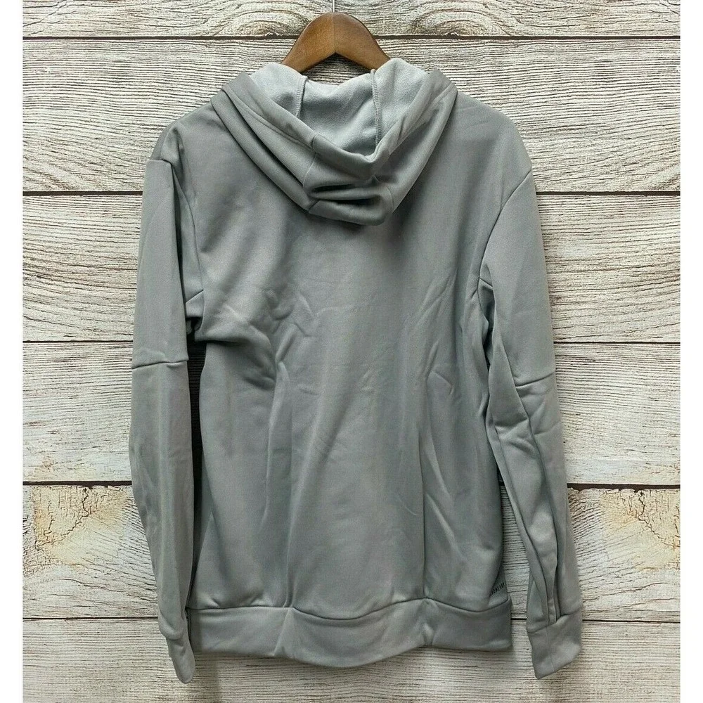 Adidas Training Hoodie Sweatshirt Mens Small Grey Camo GG Big BOS Hoodie New